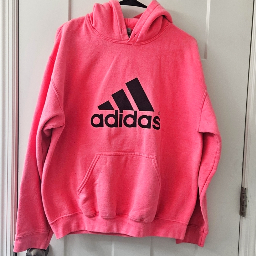 Adidas pink hoodie
